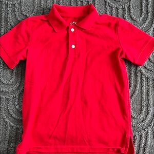 Primary Bright Red Kids Polo Shirt